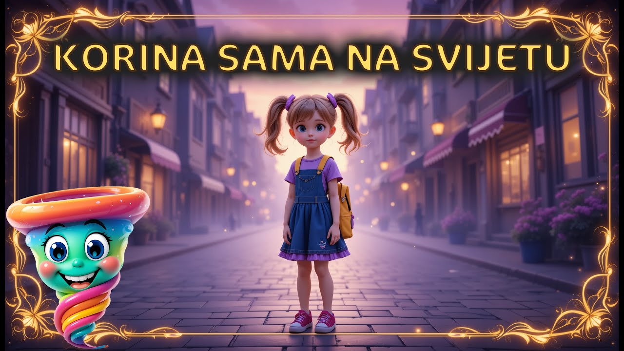 KORINA SAMA NA SVIJETU 🌙✨ Dirljiva priča za djecu | Bajkovita animacija o hrabrosti 💫👧📖