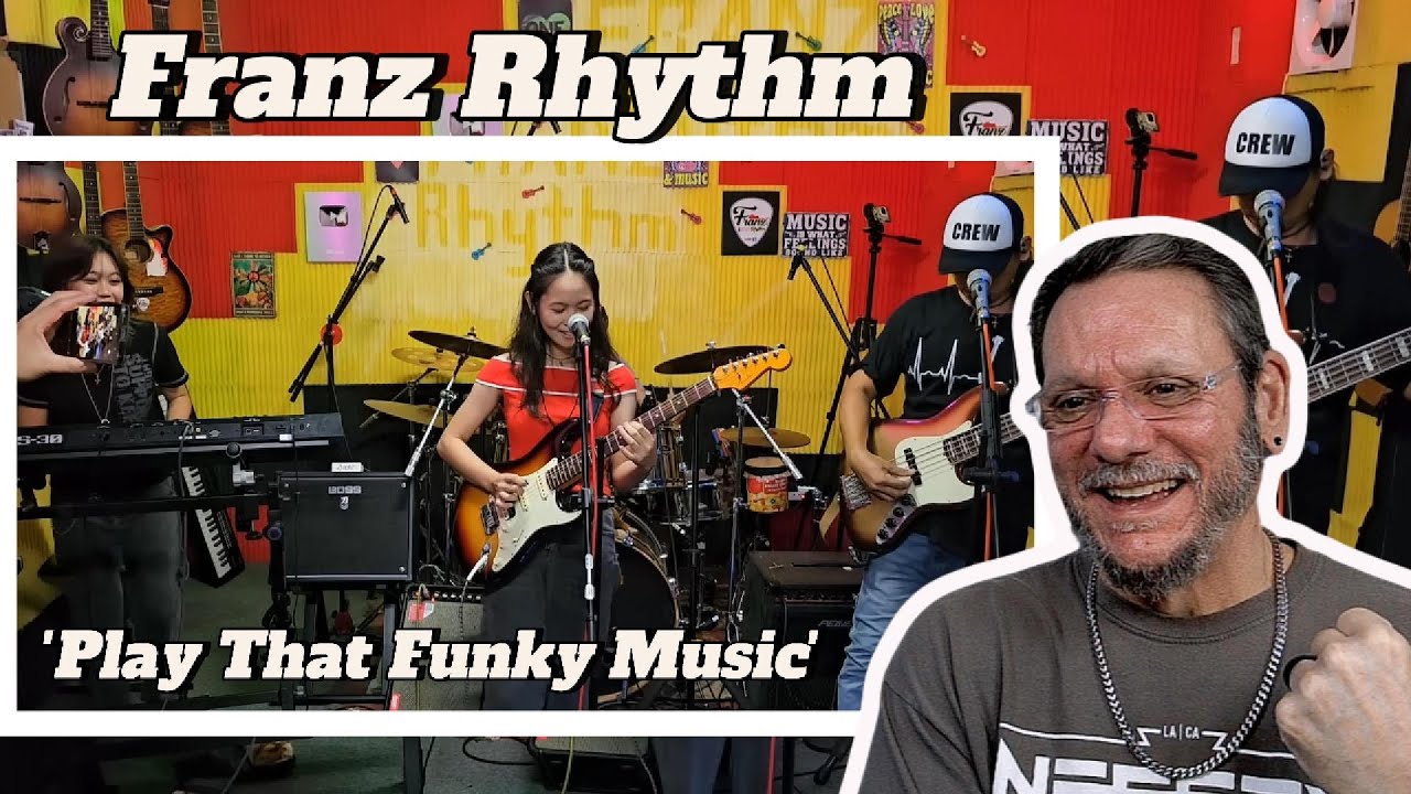 Franz Rhythm | PLAY THAT FUNKY MUSIC (cover) | First Time Reaction.