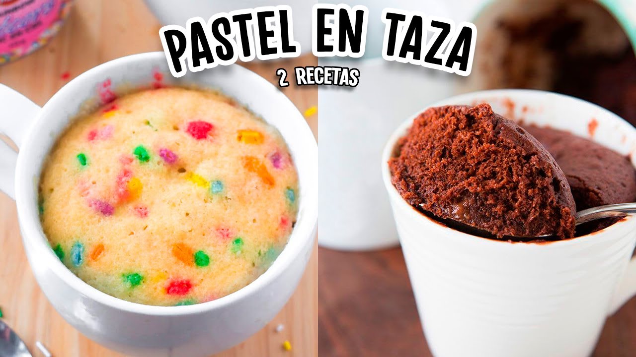 Pastel en una taza sin horno en 1 minuto | mug cake de oreo y chocolate - Tutoriales Belen