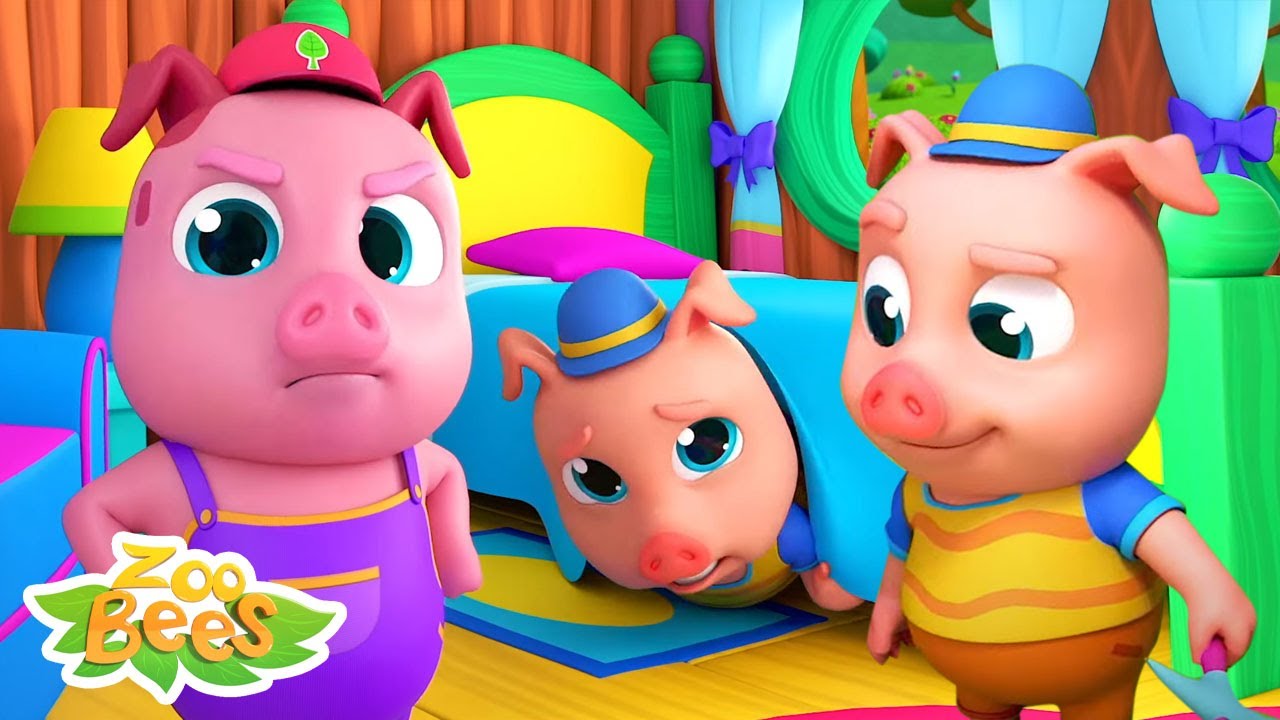 Tr&ecirc;s porquinhos | Fingir e brincar | Hist&oacute;rias infantis | Kids Tv em Portugu&ecirc;s | Can&ccedil;&atilde;o infantil