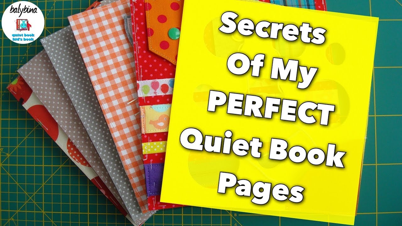 Quiet Book Подготовка Страниц | Синтепон и Флизелин | Секреты Идеальных Страничек