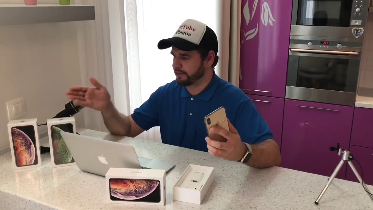 Обзор распаковка и РОЗЫГРЫШ iPhone XS Max И стоит ли его покупать?!