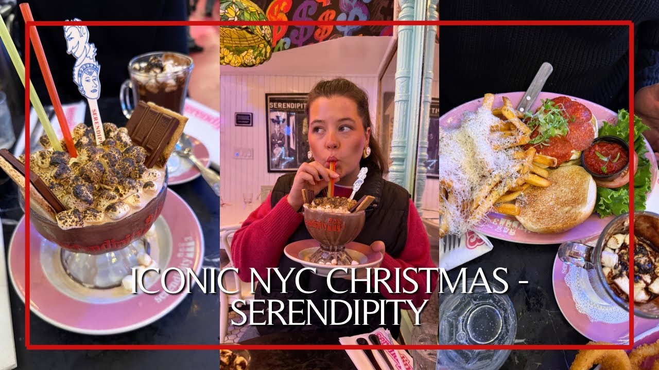 Visiting iconic NYC Christmas spots: Serendipity! | VLOGMAS IN NYC DAY 11