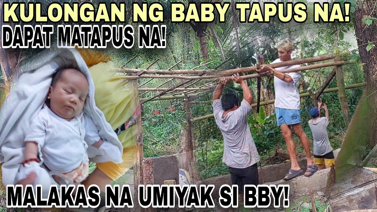 BANLAT OKAY NA BOBONG NALANG.  BABY MALAKAS NA UMIYAK AYAW NA MAGPA LAPAG