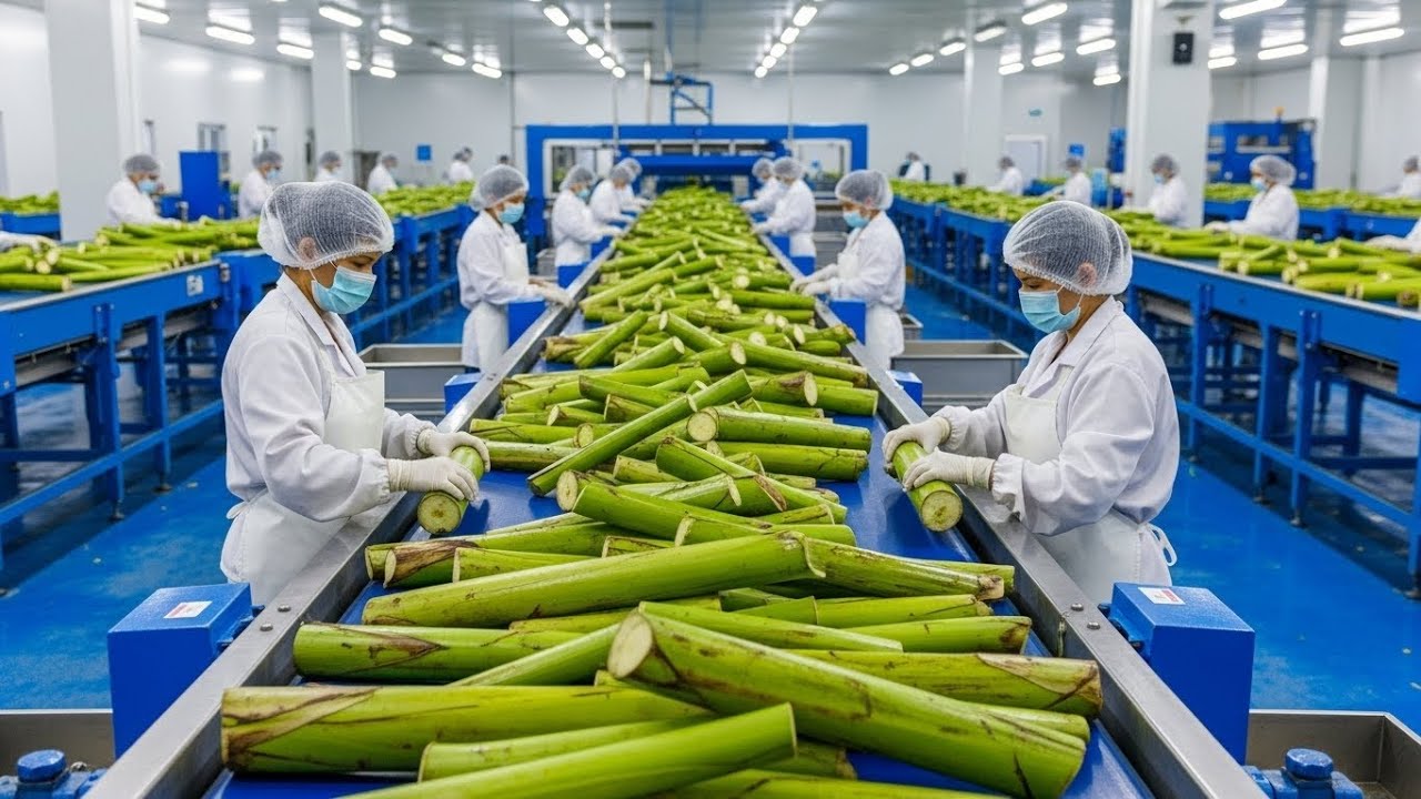 Banana Stem Fiber Manufacturing Process | Inside an Industrial Textile Factory