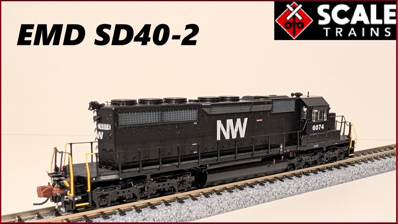N Scale Locomotive Review: Scale Trains SD40-2 DDC with Sound