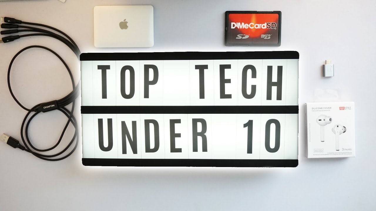 Top Tech and Tech Accessories Under $10 (2019)