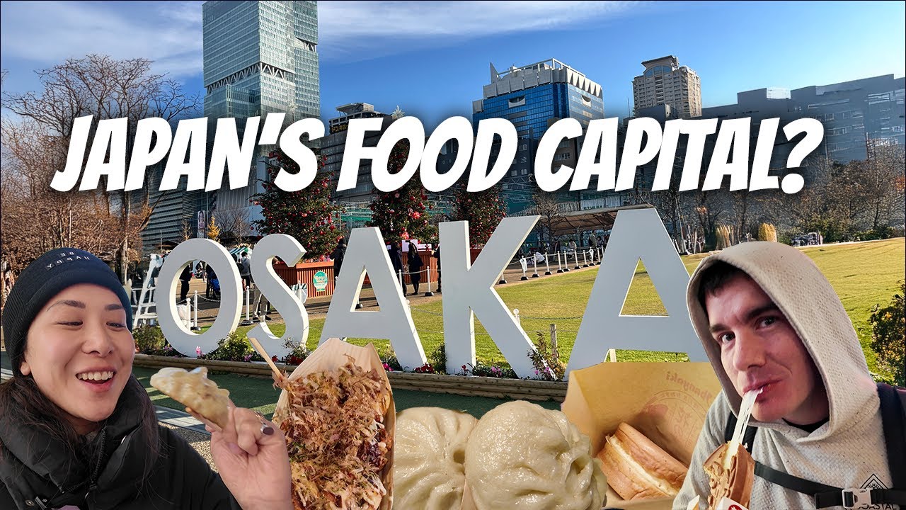 Trying Osaka’s most famous street foods for the first time