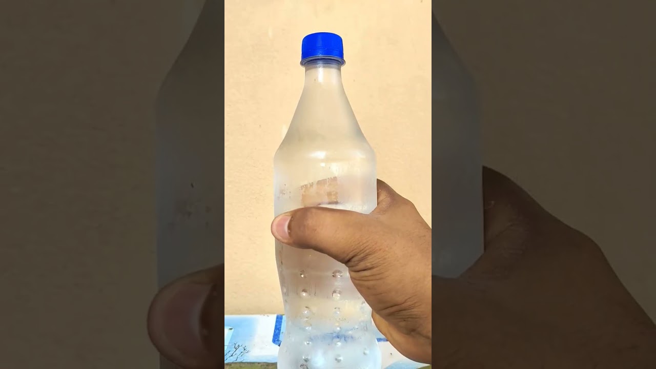 Water Bottle Freezes Instantly😱 ||mr mango manoj#shorts #viralvideo #crazyteluguexperiments