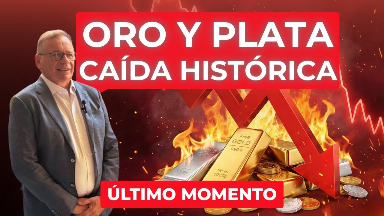 Se DESPLOMAN ORO y PLATA - Te cuento que va a pasar | Análisis del Oro y Ratio Oro/Plata