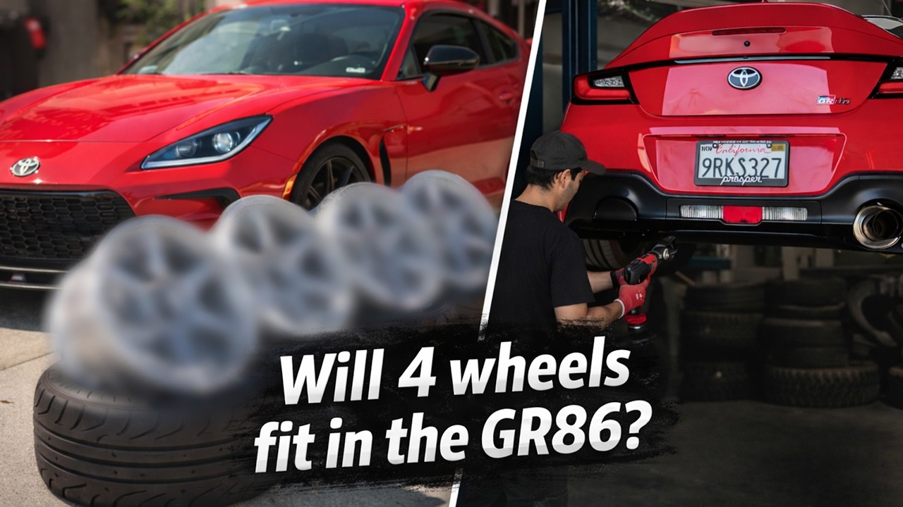 Can 4 Wheels Fit in a GR86? (NO MORE STOCKIES)
