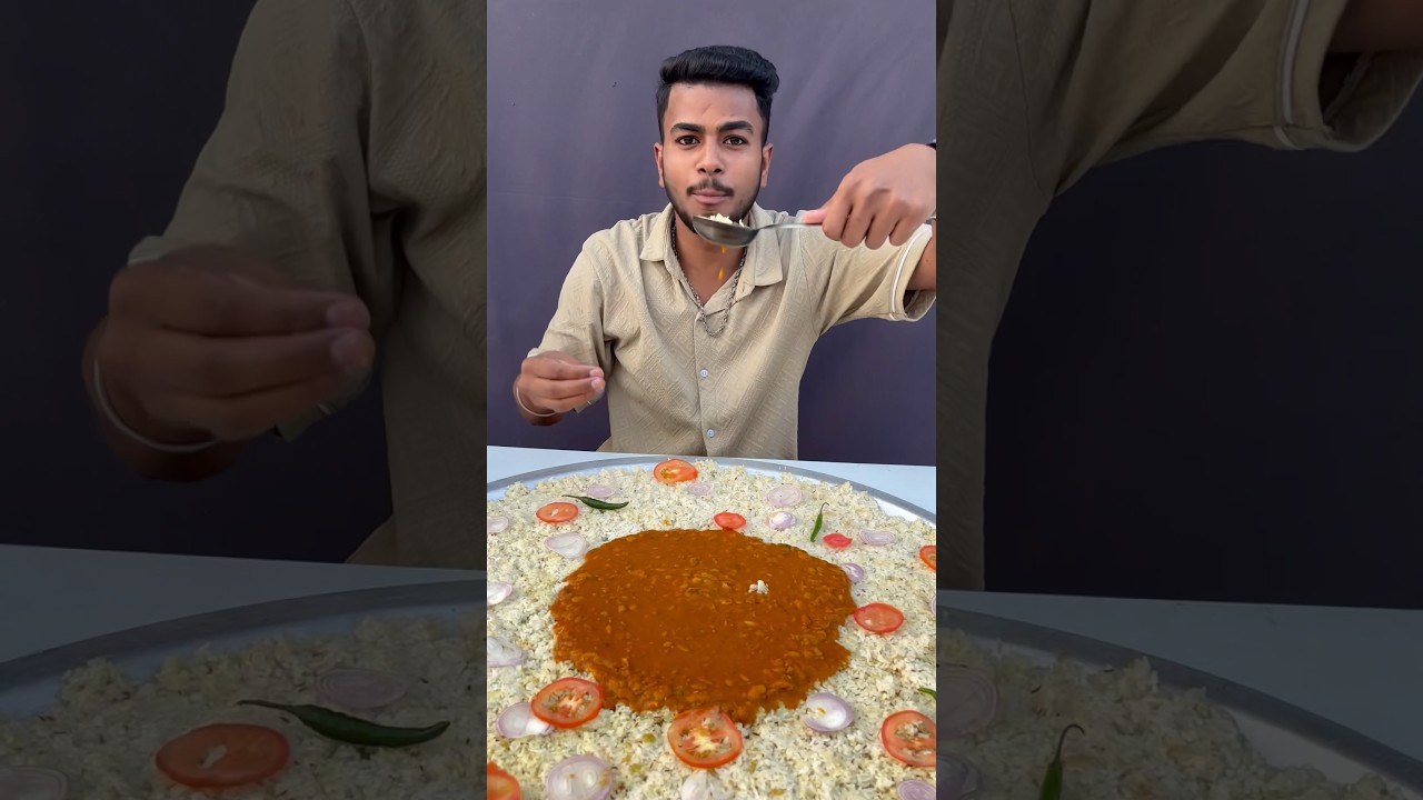 World Biggest Thali Rajma Chawal 6 Minute Eating Challenge 😱 | Food challenge | Eating Challenge 🥵😳