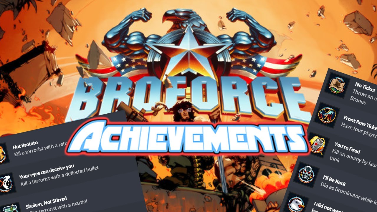 [Broforce] Getting (Most) of the Achievements in Broforce