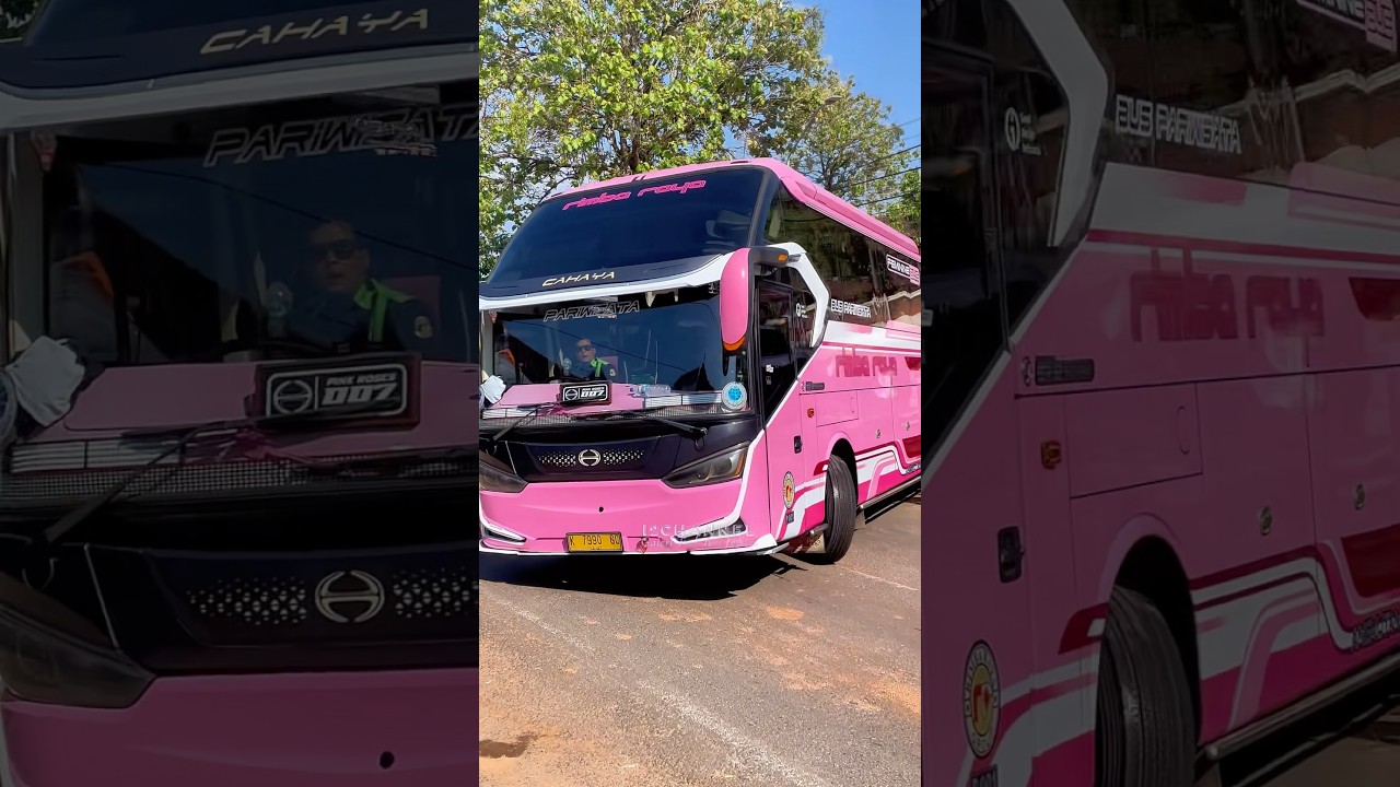 Bus Pariwisata Po Rimba Raya Body Legacy SR2 By Laksana Ungaran Parkiran Makam Mantingan Jepara