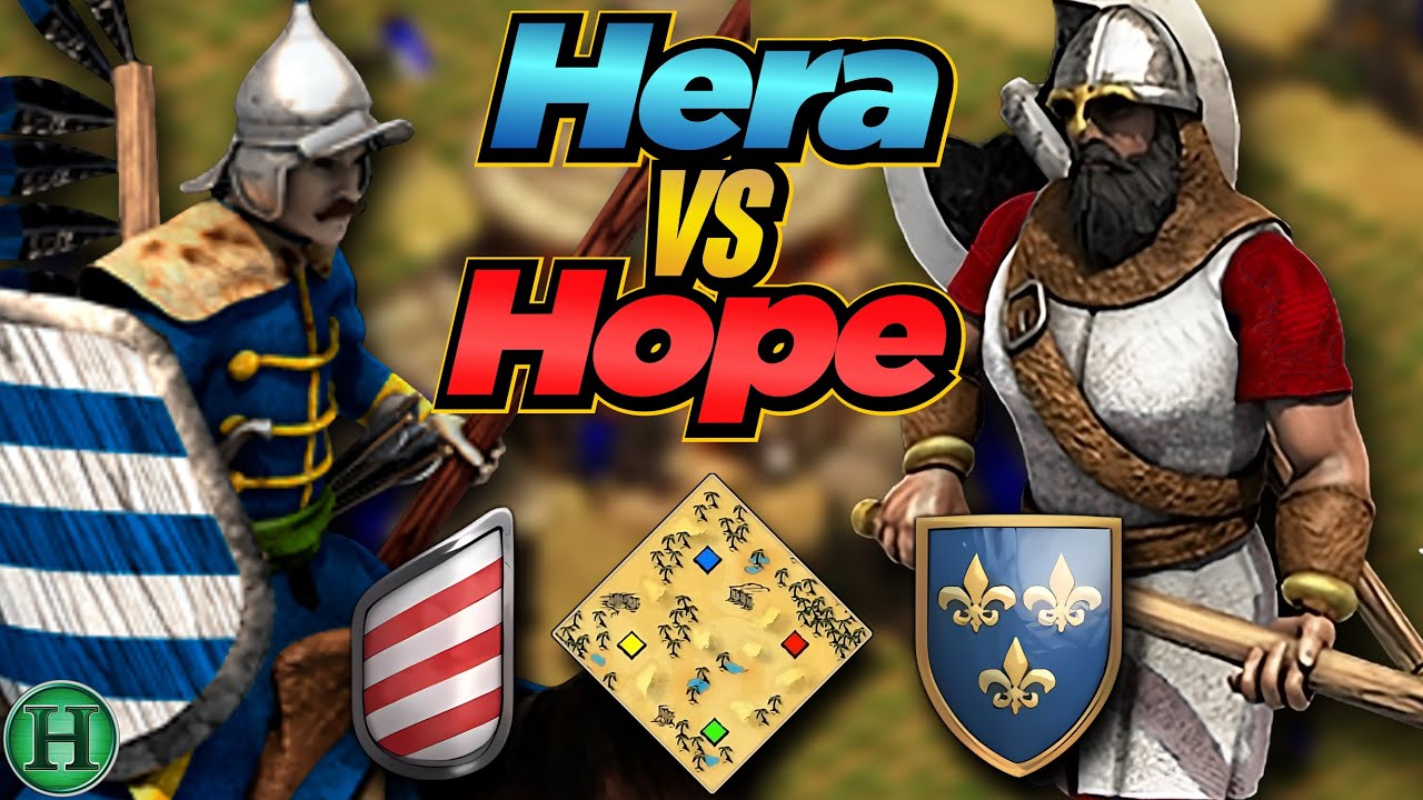 Magyars vs Franks | 1v1 Arabia | vs Hope | AoE2