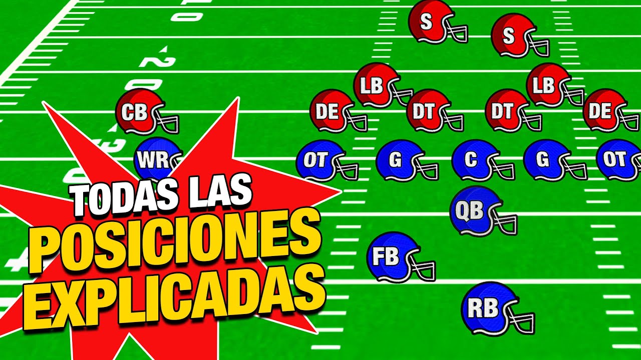 TODAS las posiciones del fútbol americano explicadas en 11 minutos