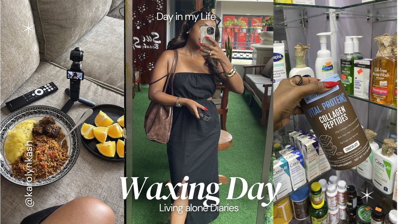 WAXING IN KAMPALA + Random solo hang + Supermarket + What’s for lunch + Slow Days + More