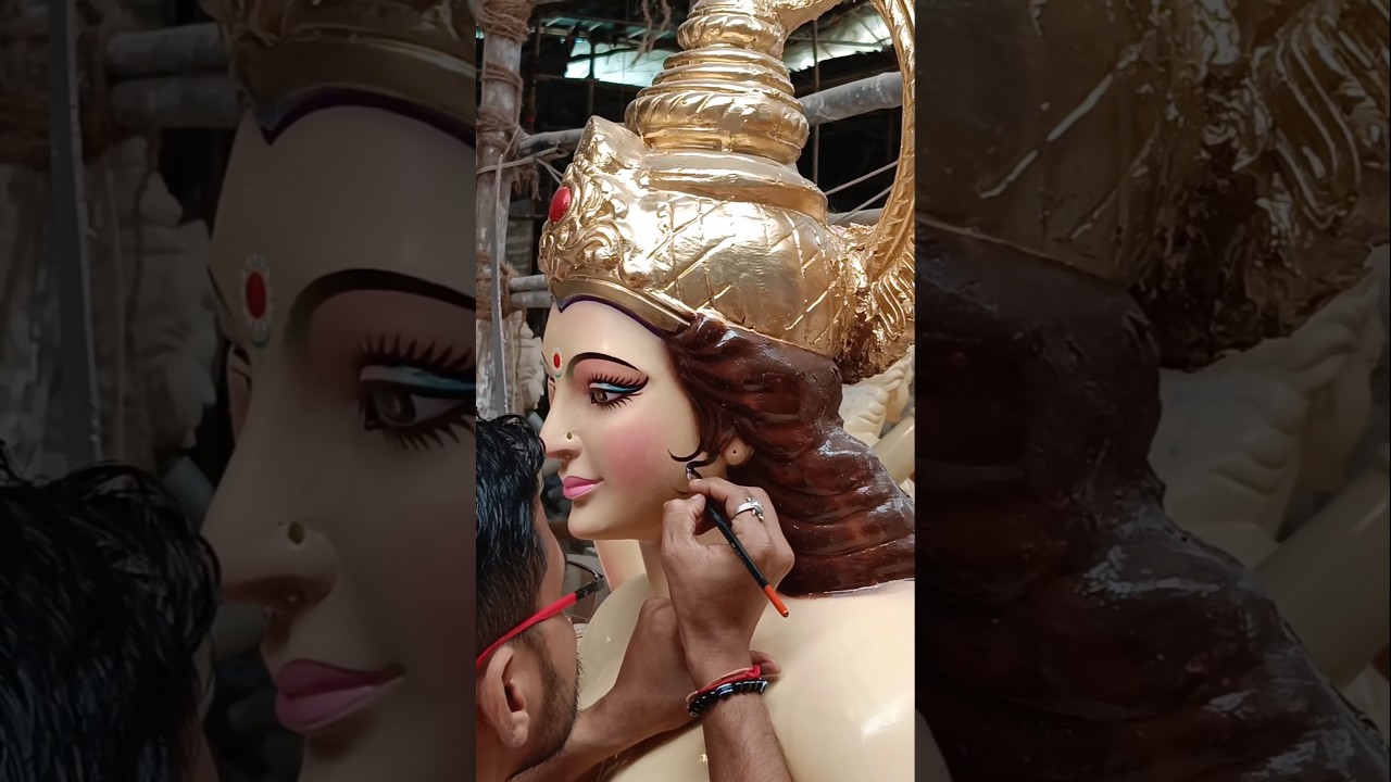 Durga puja murti making 🤗🙏 #durgapuja #2024 #Navratri
