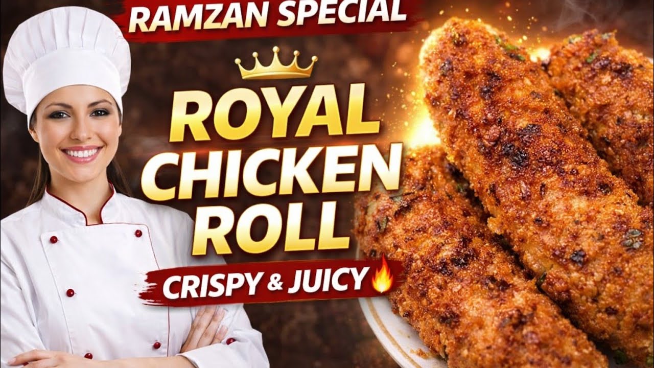 Ramzan Special Royal Chicken Roll | Crispy & Juicy | Cooking by Nasreen