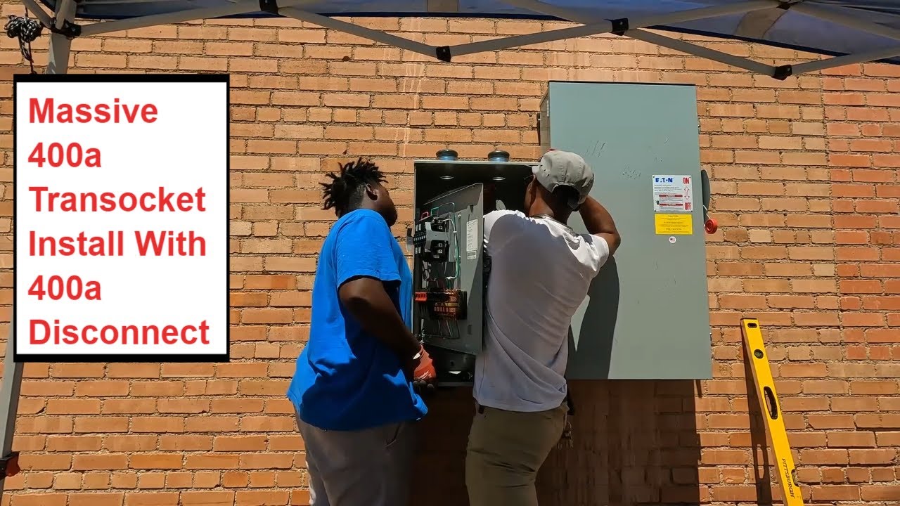 Install 400a Trans Socket & 400a Disconnect in One Day