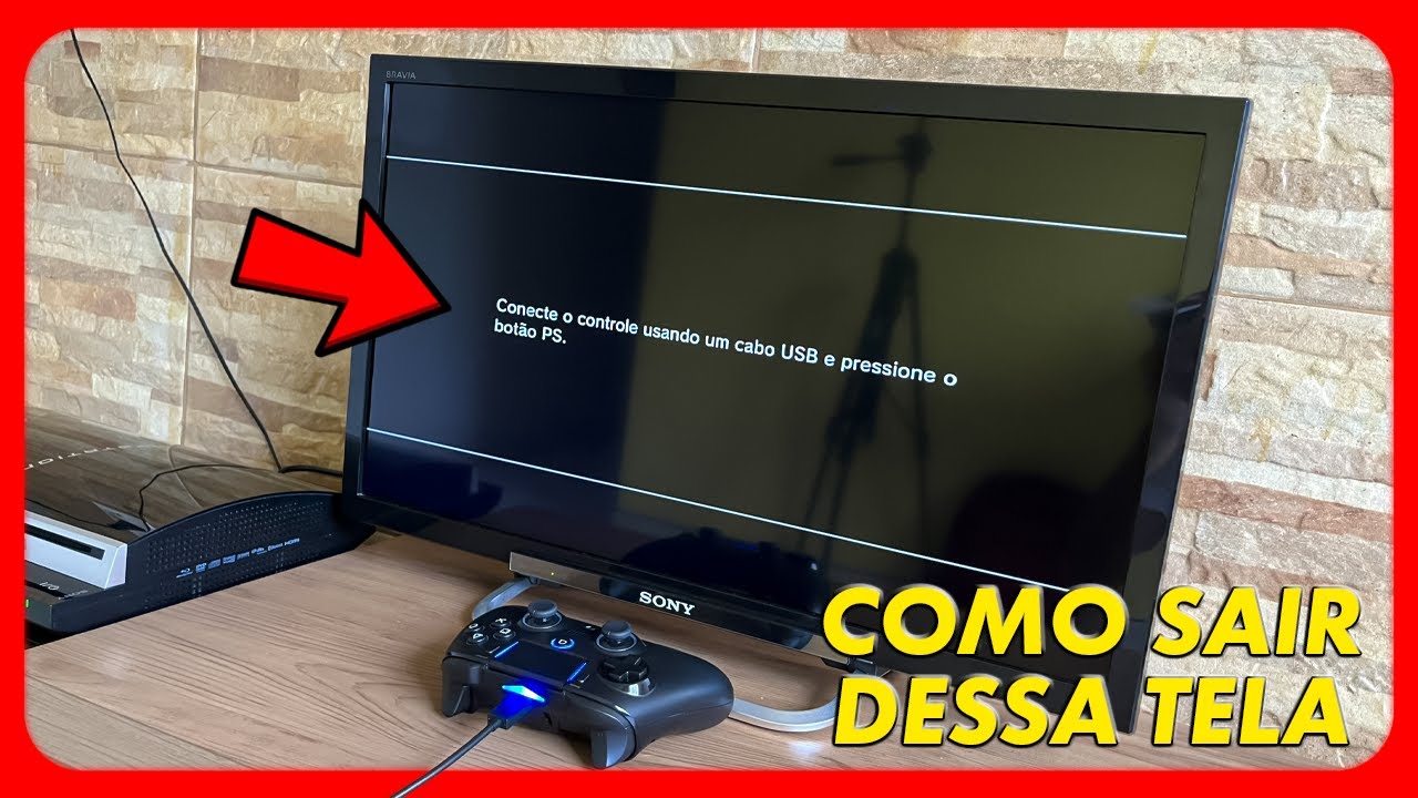 PS3 não reconhece controle 