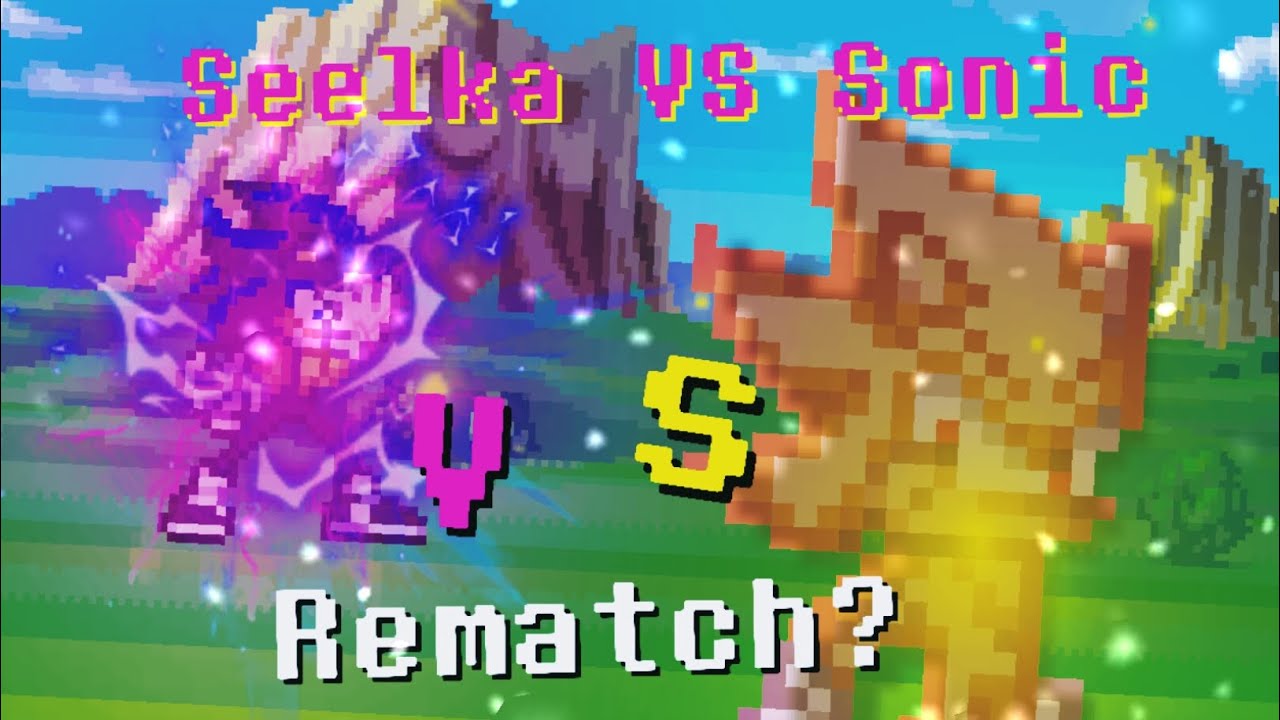 Sonic vs Seelkadoom (Sticknodes sprite animation)