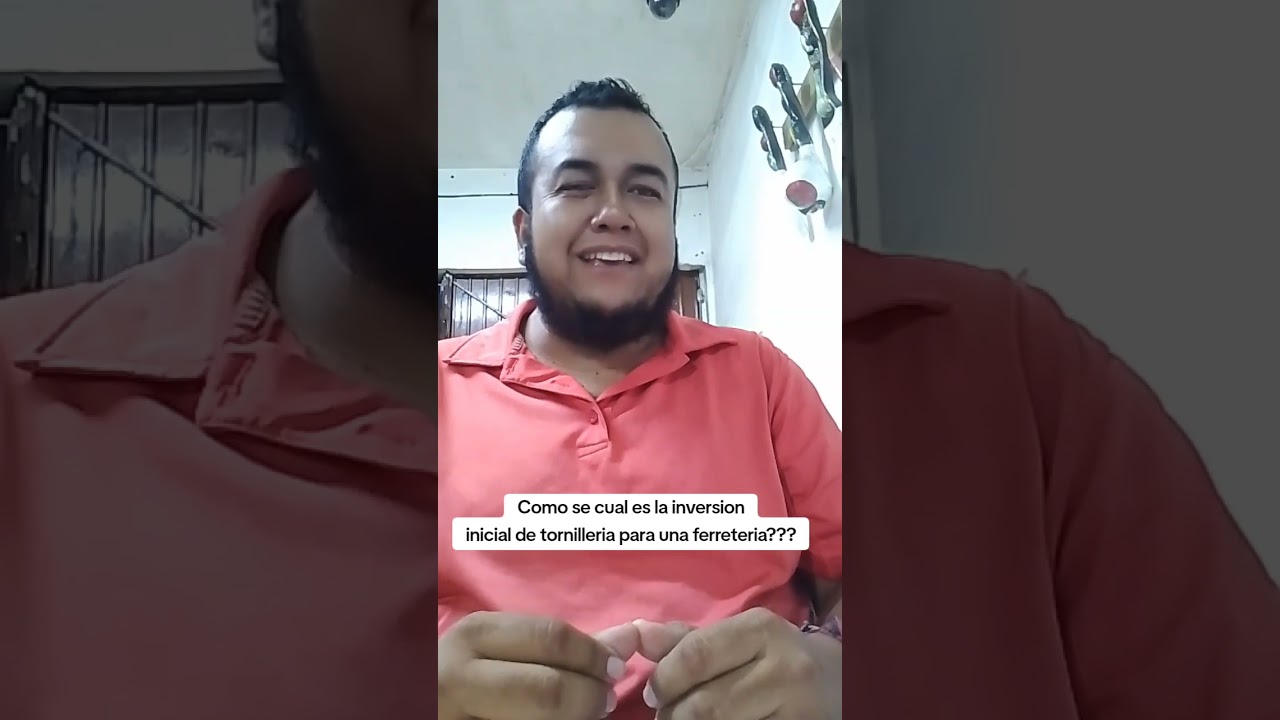 como se cual es la inversion $$ para iniciar la venta de tornilleria en mi ferreter&iacute;a??