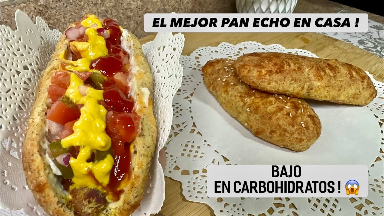 HOT DOGS BAJOS EN CARBOHIDRATOS 😱 SIN GLUTEN  CON TU PAN CASERO / MAY #hotdog #may #keto