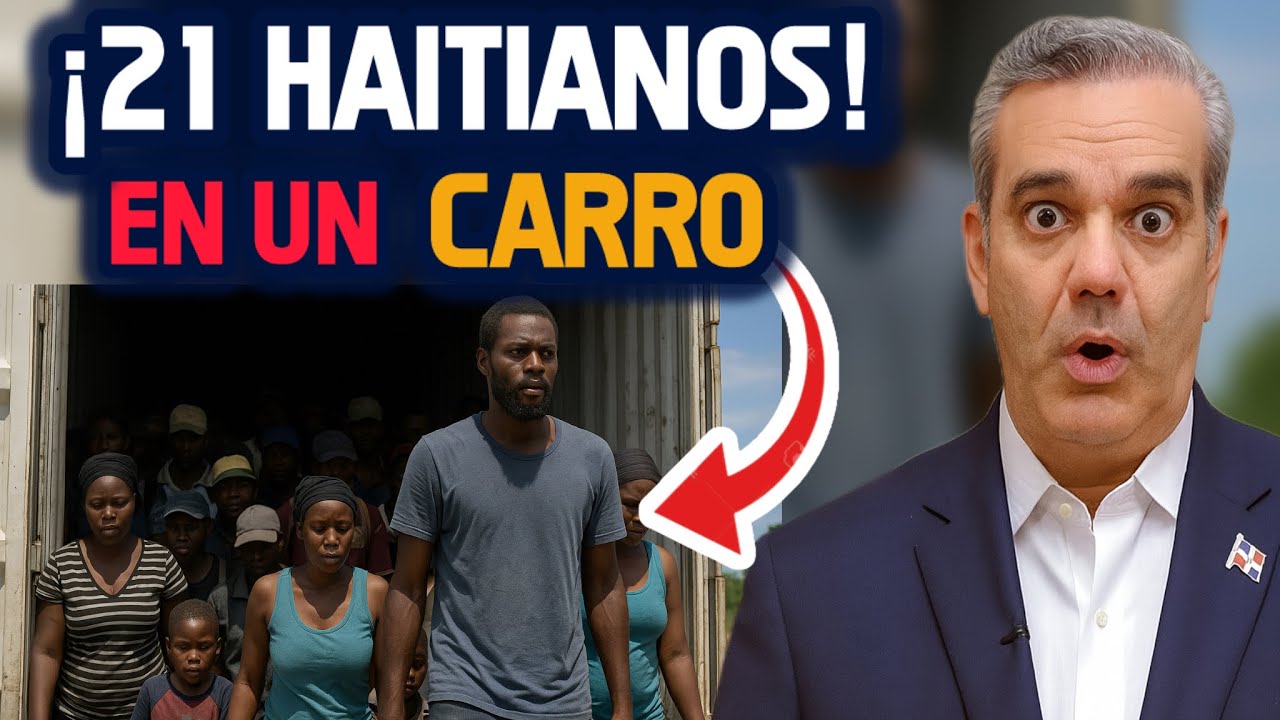 🔴 ¡ALERTA RD! 21 Haitianos ILEGALES entran en CARRO y hasta MEZCLADORAS de cemento