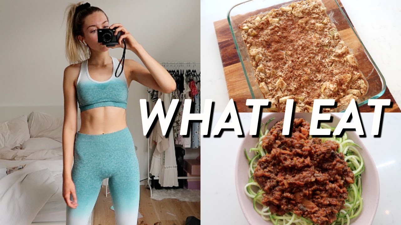 WHAT I EAT IN A DAY TO STAY FIT AND HEALTHY! *Realistic* 2019