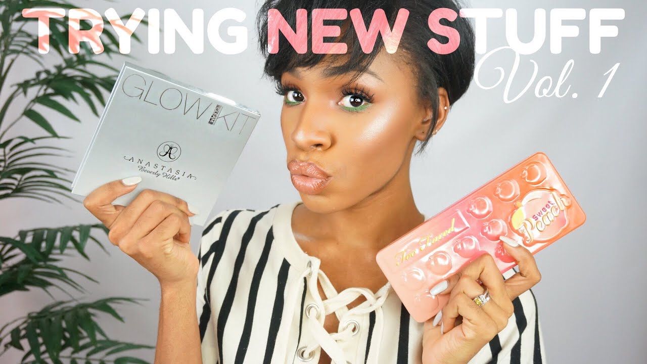 Trying New Stuff: Too Faced Sweet Peach Palette + Anastasia Glow Kit ▸ VICKYLOGAN