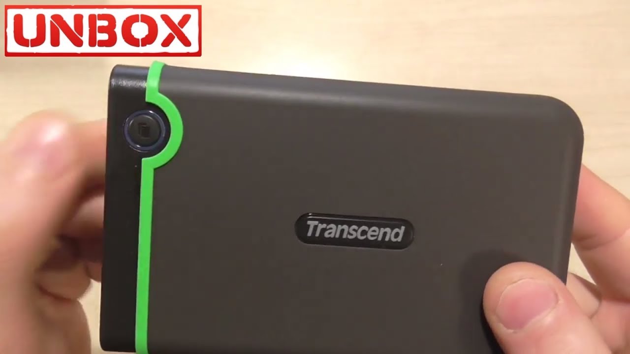 Transcend StoreJet 25M3 1TB USB 3.0 rozpakowanie testy
