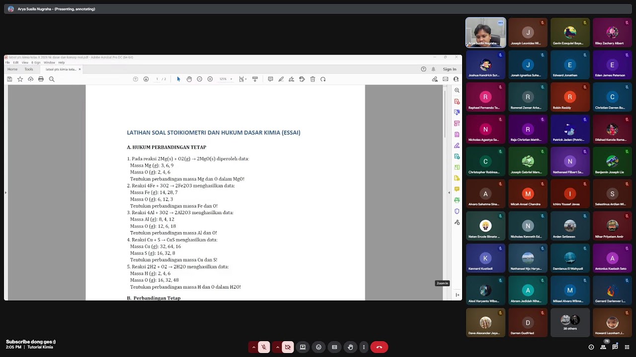 Tutorial PTS Kimia Kelas 10 2026