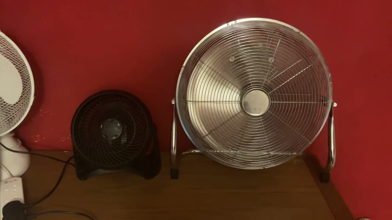 Morrisons Home 16 inch high velocity floor fan VS 2010 Honeywell 7 inch turbo desk fan