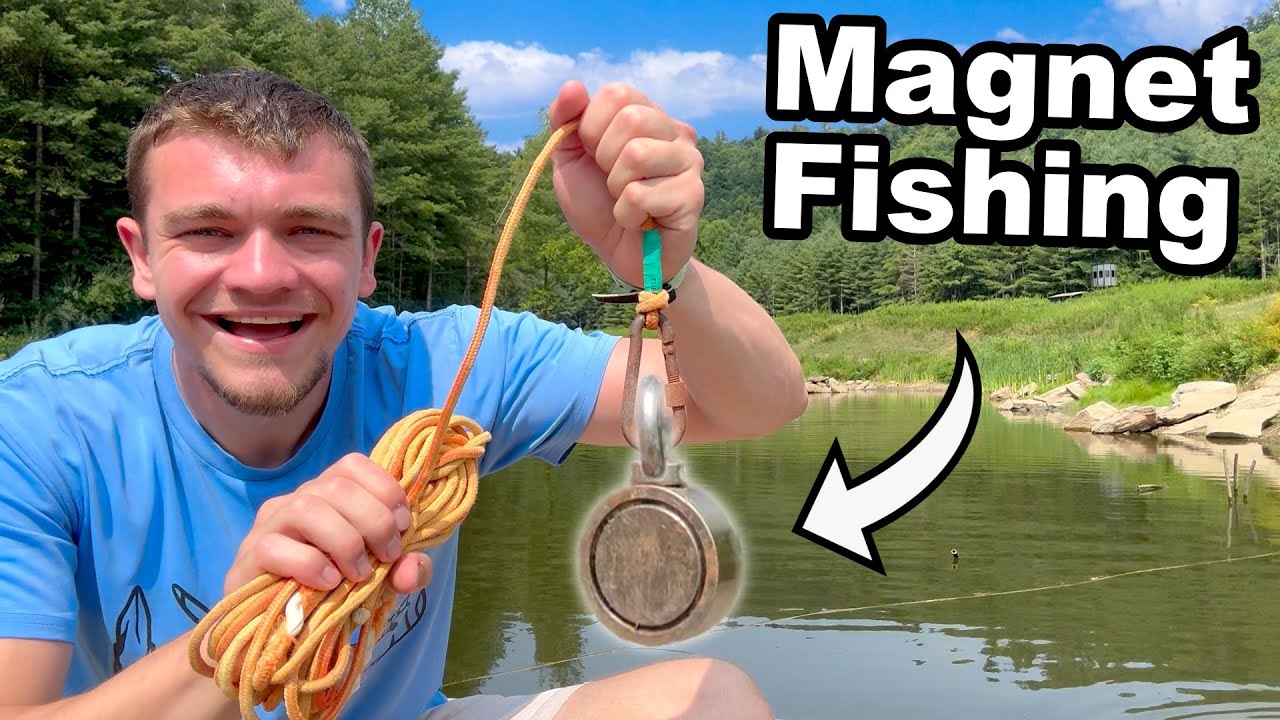 Magnet Fishing My Pond to Find My Lost Fishing Pole