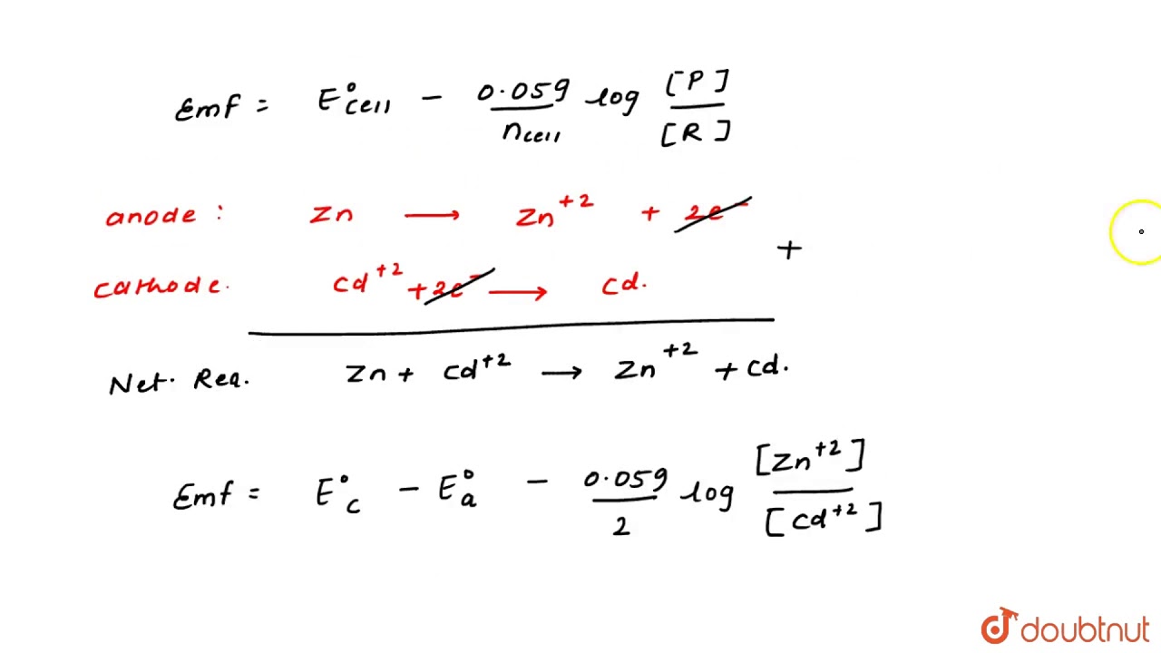 Calculate the cell e.m.f. and `DeltaG` for the cell reaction at 298K for the cell. `Zn(s) | Zn^(2+)