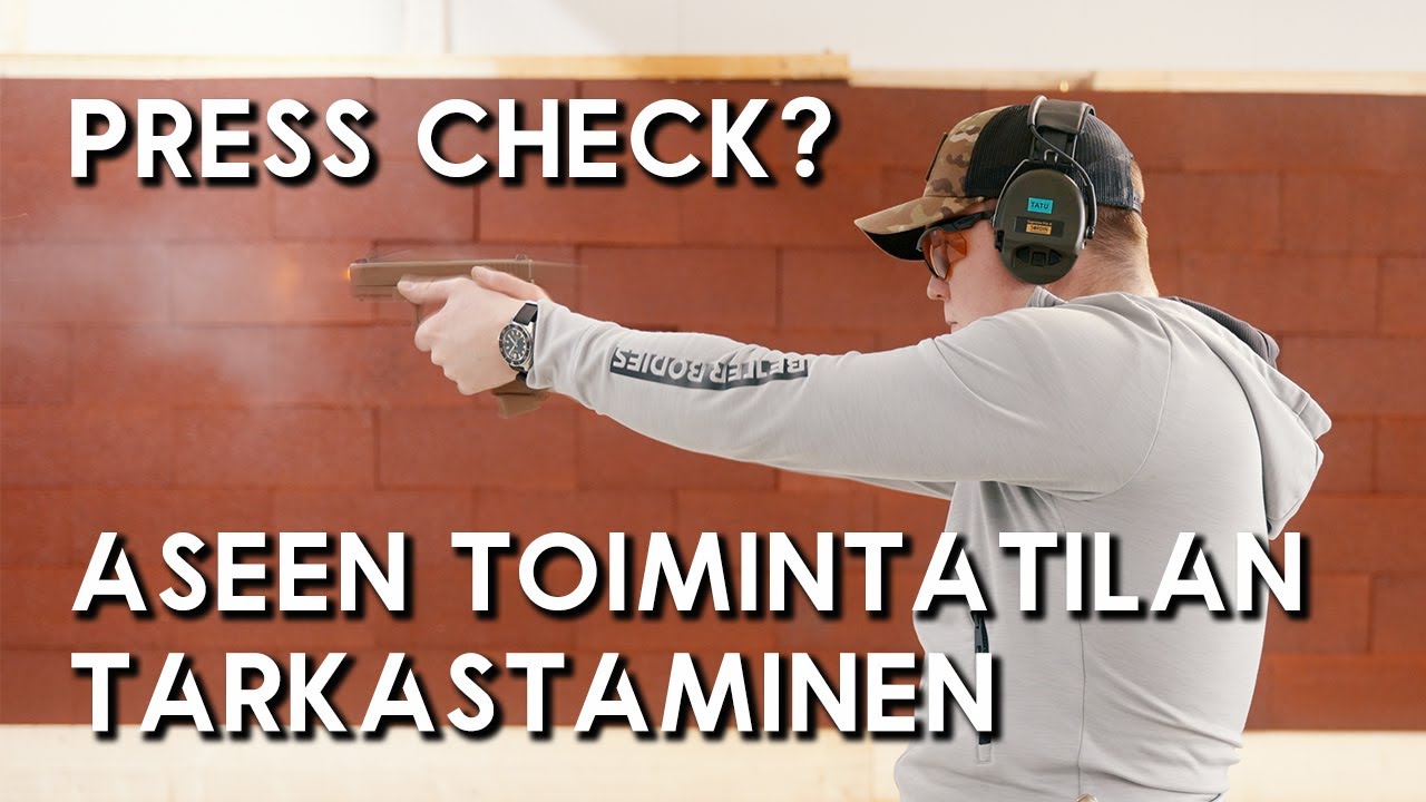 Mikä ihmeen press check?