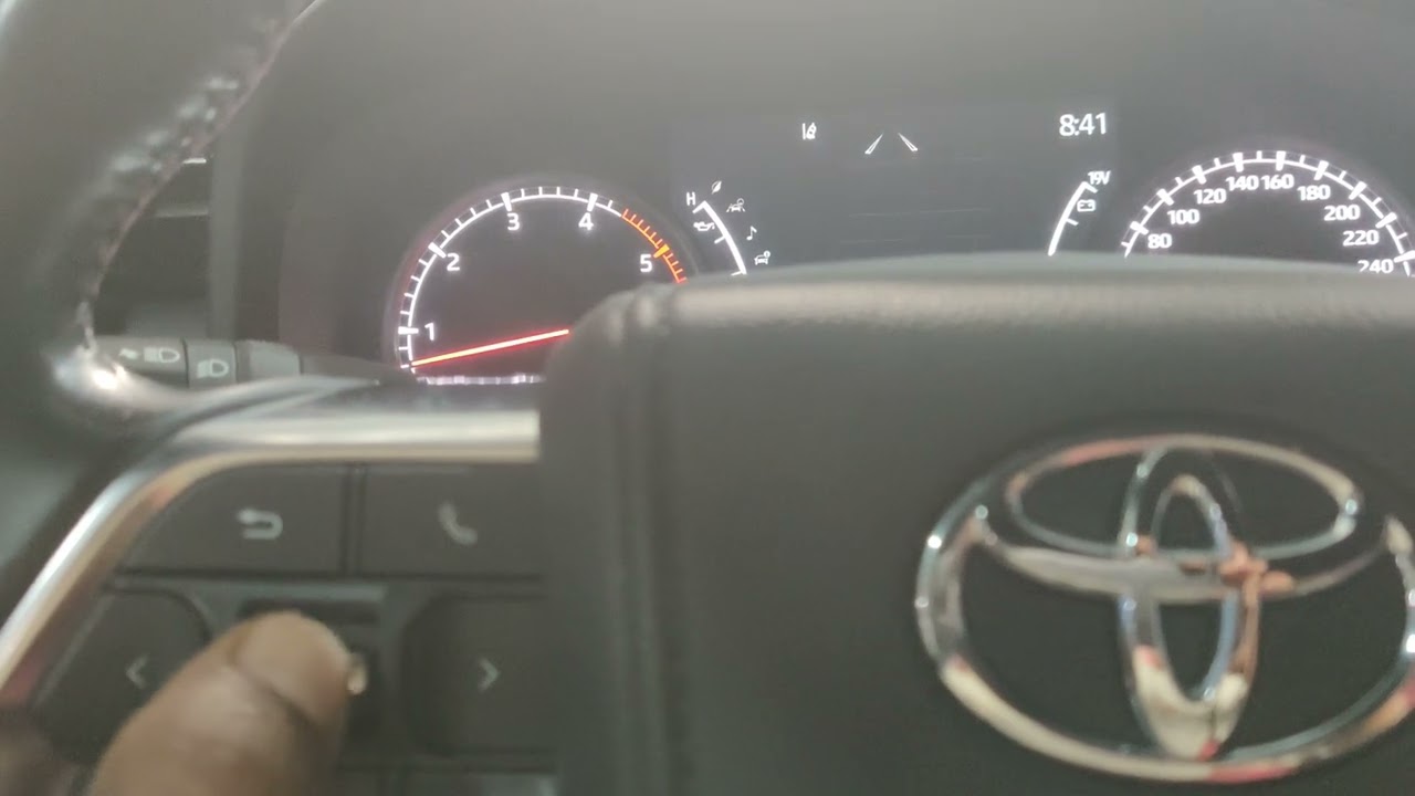How to reset Oil Maintenance Toyota Land Cruiser VX-R LC300 2023 Diesel Engine,