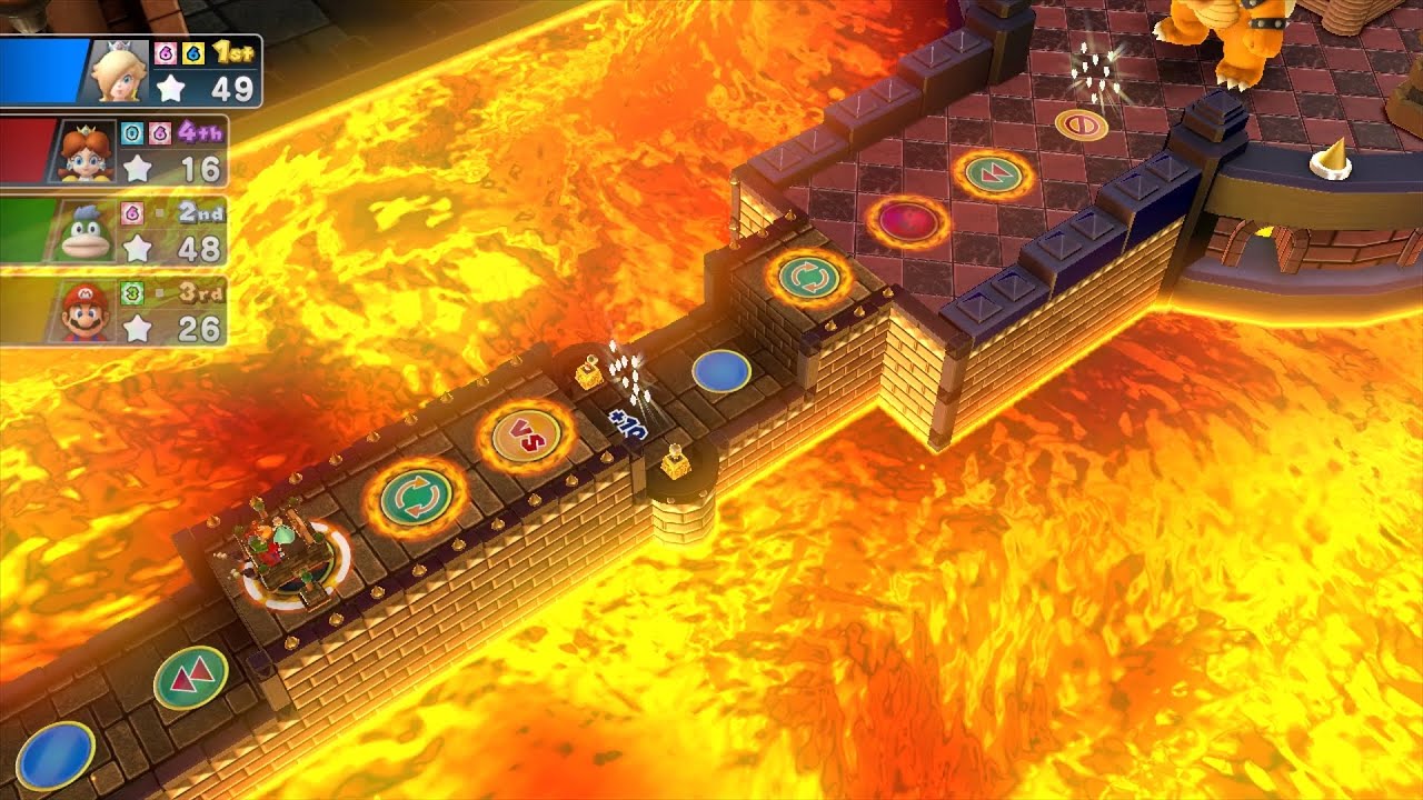 Mario Party 10 Mario Party #555 Rosalina vs Daisy vs Spike vs Mario Chaos Castle Master Difficulty