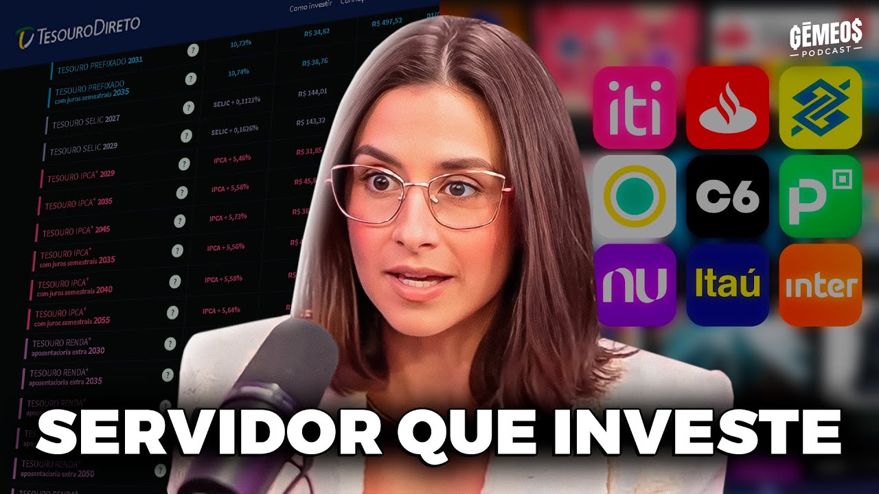 A VERDADE SOBRE A RENDA FIXA NO BRASIL! | SOFIA ABREU - SERVIDOR QUE INVESTE | Gêmeos Podcast #57