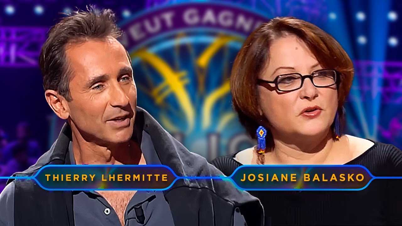 J. Balasko & T. Lhermitte : Spé. Accident Toulouse | Qui Veut Gagner des Millions | P3 | 29-09-2001