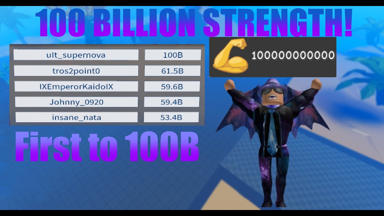 100 BILLION STRENGTH?!-Roblox Boxing Simulator 2