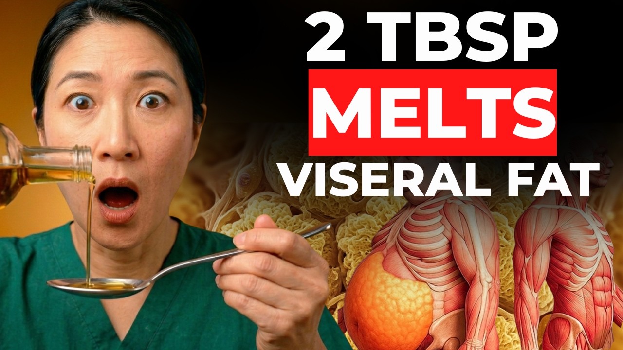 2 TBSP Of This Everyday FLUSHES Visceral Fat &  UNCLOG Arteries | Dr  Leana