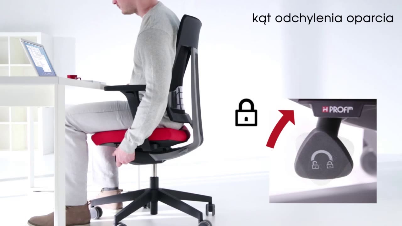 ProfiM - Jak ustawić fotel Xenon i Xenon Net z mechanizmem Synchro