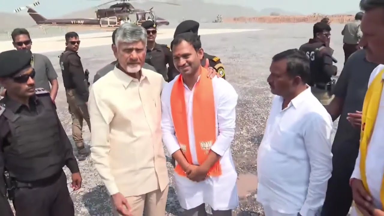 Hon'ble CM Sri N. Chandrababu Naidu Velugonda Project Visit | Feeder Canal Groundbreaking Ceremony