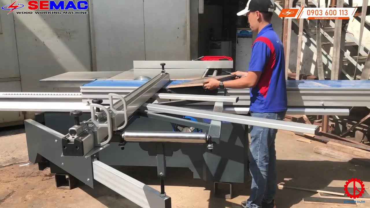 M&aacute;y cưa b&agrave;n trượt đa năng | Cưa b&agrave;n trượt chỉnh điện | M&aacute;y chế biến gỗ c&ocirc;ng nghiệp