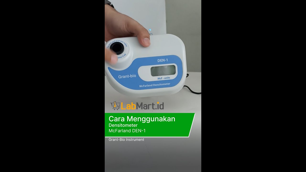 Cara menggunakan Densitometer McFarland Grant Bio DEN 1