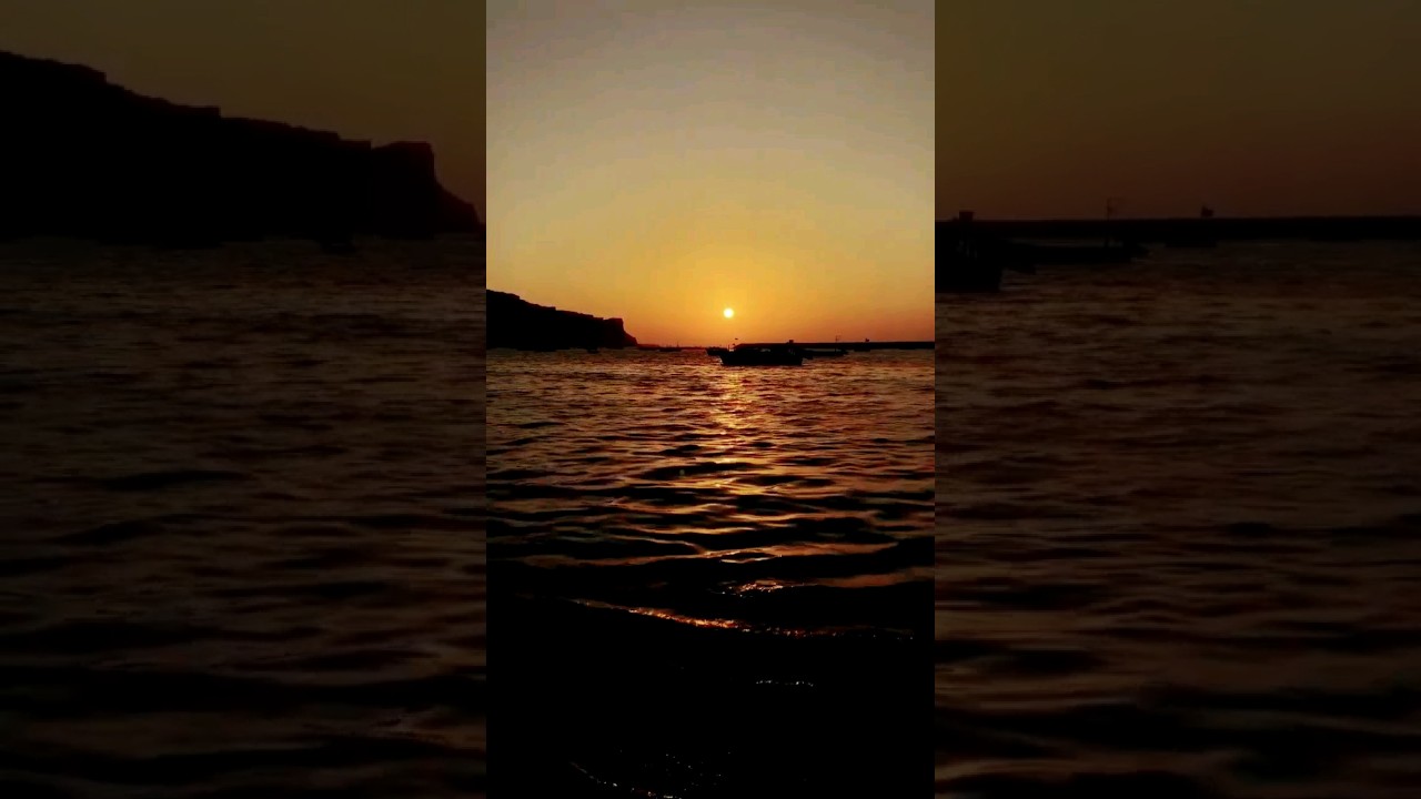 Beautiful Sunset View Mangla Dam Mirpurajk 🌅❤ #youtube #shorts #mirpurajk