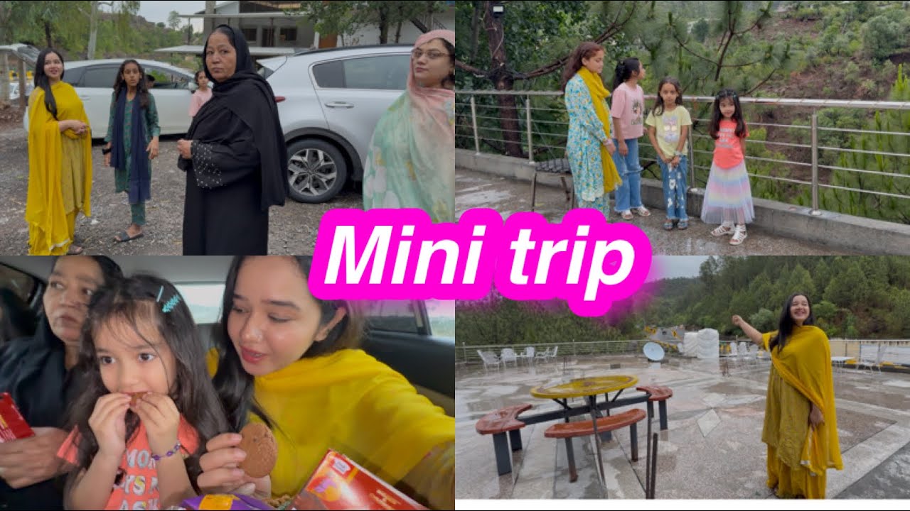 Our Mini Trip | itna bara tofan agya | Sitara yaseen vlog