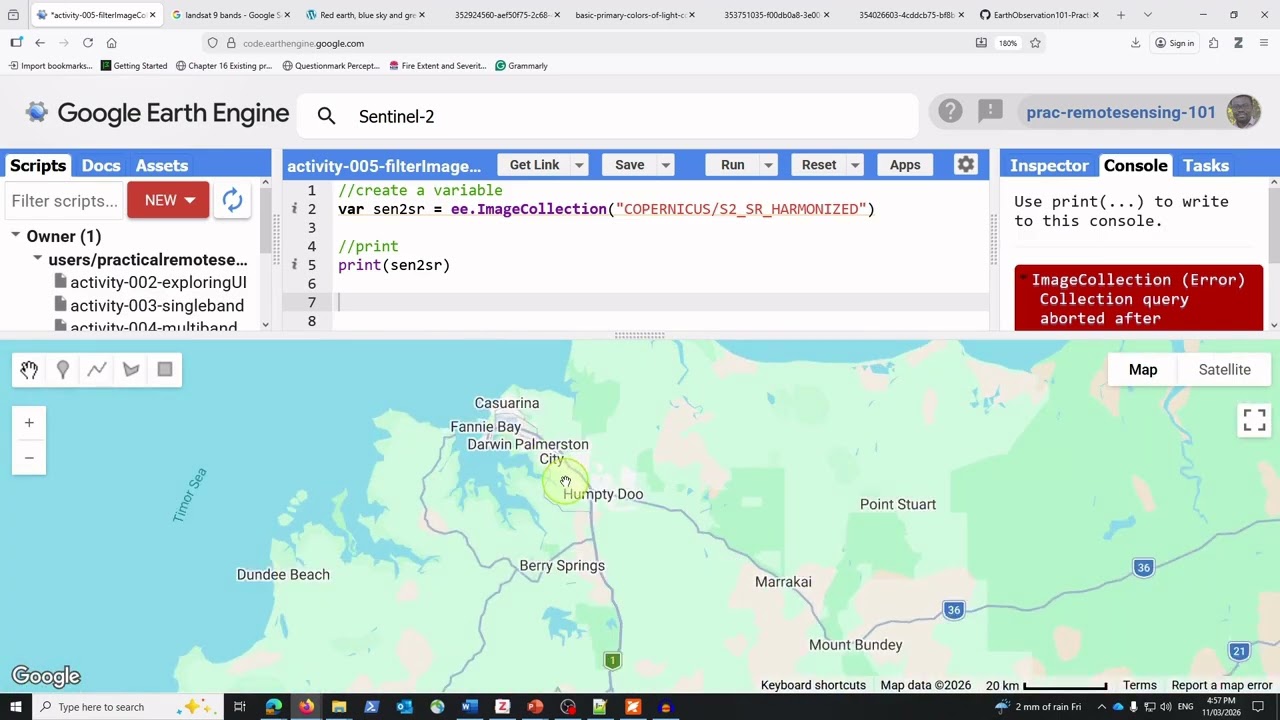 Google Earth Engine| Filtering Image Collection